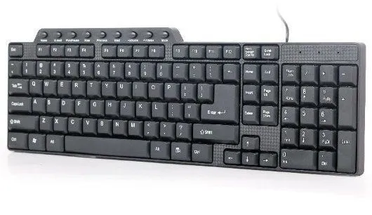 GEMBIRD KB-UM-104 ** Multimedijalna tastatura US layout black USB(449)