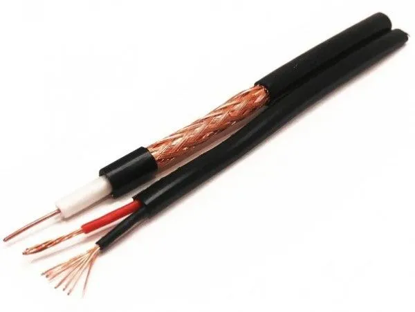 GEMBIRD Koaksijalni bakarni kabl KABL-COAX-RG59+2x0.75 BC/PVC/300M CCTV 2x0,75mm, 300m, crna