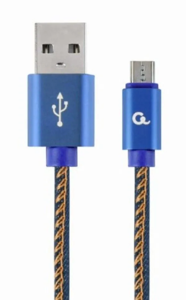 GEMBIRD Micro USB kabl, CC-USB2J-AMmBM-1M, 1m, plava