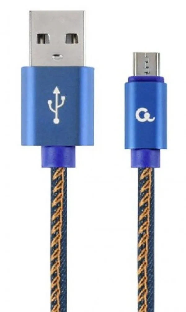 GEMBIRD Micro-USB kabl, CC-USB2J-AMmBM-2M-BL, 2 m, plava