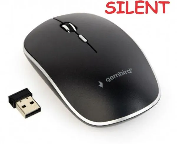 GEMBIRD MUSW-4BS-01 Necujni bezicni mis 2,4GHz opticki
