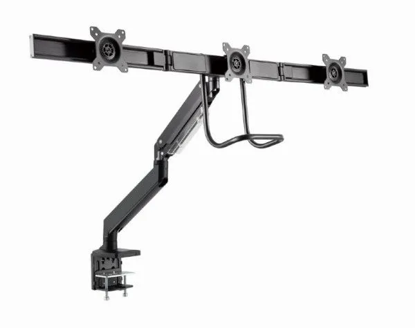 GEMBIRD Nosač MA-DA3-03 za tri monitora, tilt, 17"-27", stoni