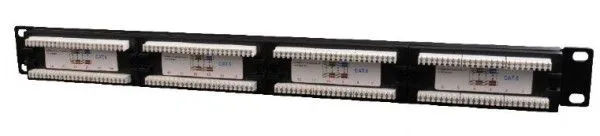 GEMBIRD NPP-C624CM-001 Cat.6 24 port patch panel with rear cable management