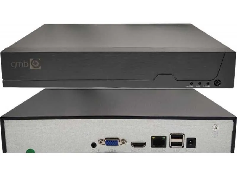 GEMBIRD NVR-P3009QT GMB 8 kanala do 8 megapiksela H.265, XMEYE App Onvif P2P, iCloud do 6tb