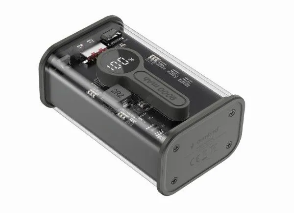 GEMBIRD Power bank PB09-TQC3-01 9000 mAh, crna