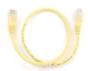 GEMBIRD PP12-0.25M/Y Mrezni kabl/ CAT5e UTP Patch cord 0.25m yellow