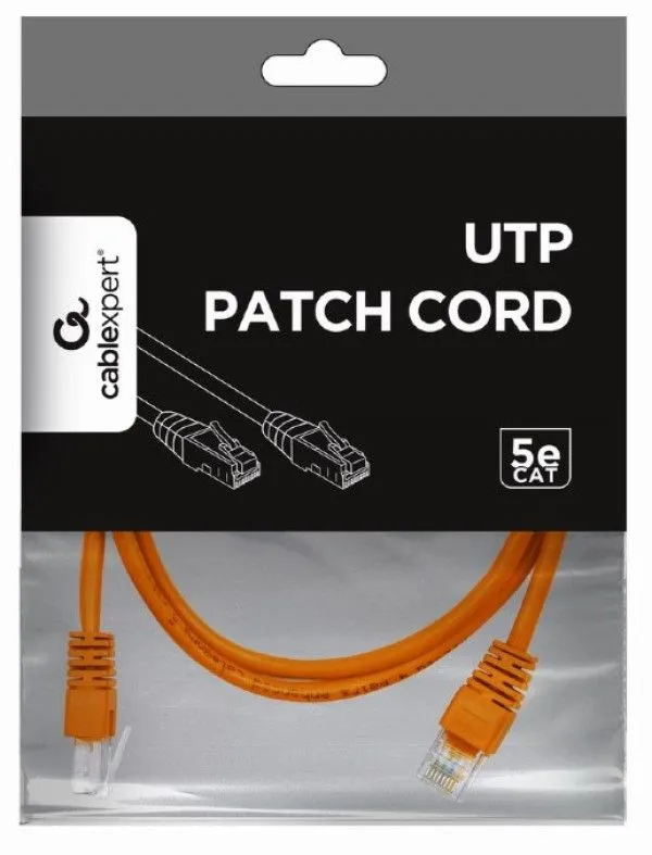 GEMBIRD PP12-2M/O Mrezni kabl, CAT5e UTP Patch cord 2m orange