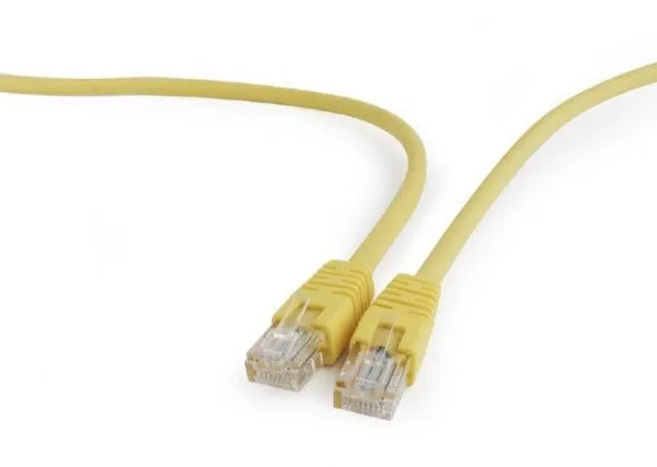 GEMBIRD PP12-5M/Y Mrezni kabl, CAT5e UTP Patch cord 5m yellow