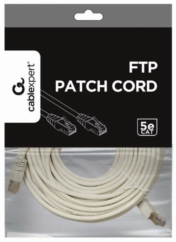 GEMBIRD PP22-15M Mrezni kabl FTP Cat5e Patch cord, 15m grey