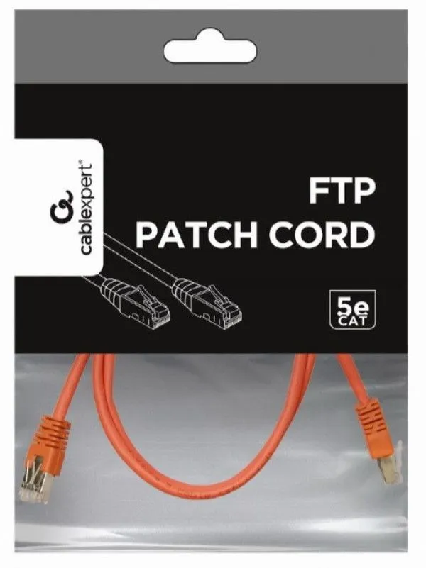 GEMBIRD PP22-1M/R Mrezni kabl FTP Cat5e Patch cord, 1m red