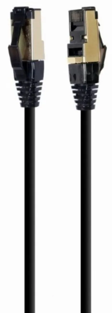 GEMBIRD PP8-LSZHCU-BK-1.5M Mrezni kabl S/FTP Cat.8 LSZH patch cord, black 1.5m