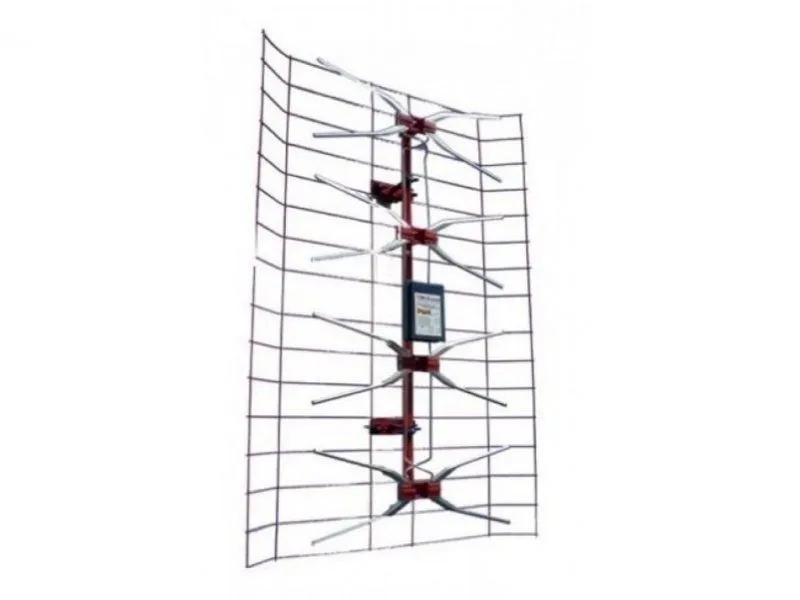 GEMBIRD Spoljna antena TV panel sa pojačalom V2.0, 15-32db, UHF/VHF/DVB-T2 FO