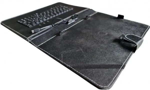 GEMBIRD TA-PCK10-BLACK US Tastatura za 10 Tablet PC sa futrolom, sa micro USB