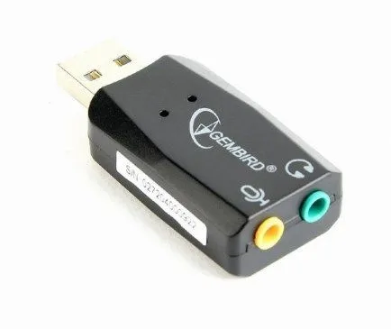 GEMBIRD Zvučna kartica SC-USB2.0-01, crna