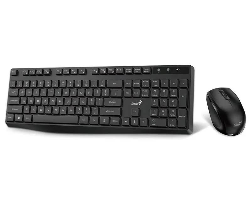 GENIUS Bežična tastatura US KM-8206S, crna