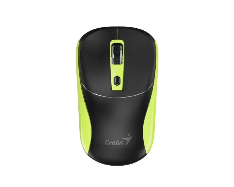 GENIUS Bežični optički miš NX-7123/ crna/zelena