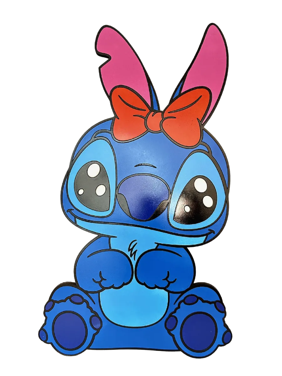 GENTILIS Zidna dekoracija Stitch sa mašnom
