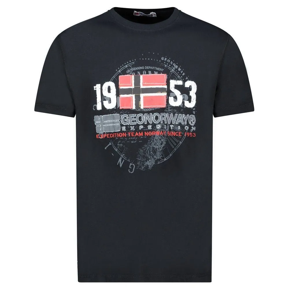 GEOGRAPHICAL NORWAY Majica kratak rukav japigal db black men 254  M