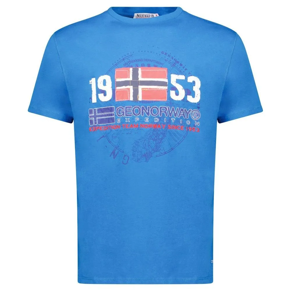 GEOGRAPHICAL NORWAY Majica kratak rukav japigal db royal blue men 254  M