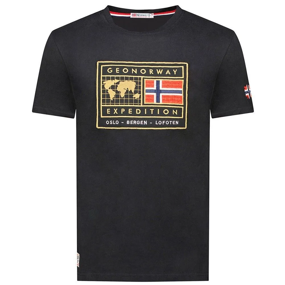GEOGRAPHICAL NORWAY Majica kratak rukav jofoten db black men 254 M