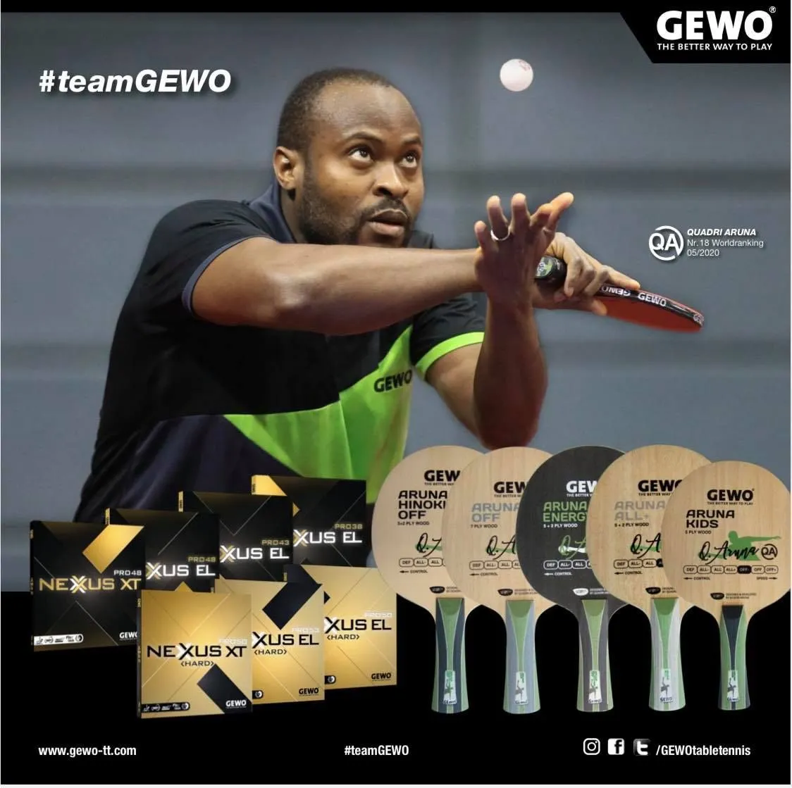 GEWO premium Aruna Carbon OFF drvo sa Hinoki furnirom iz Japana