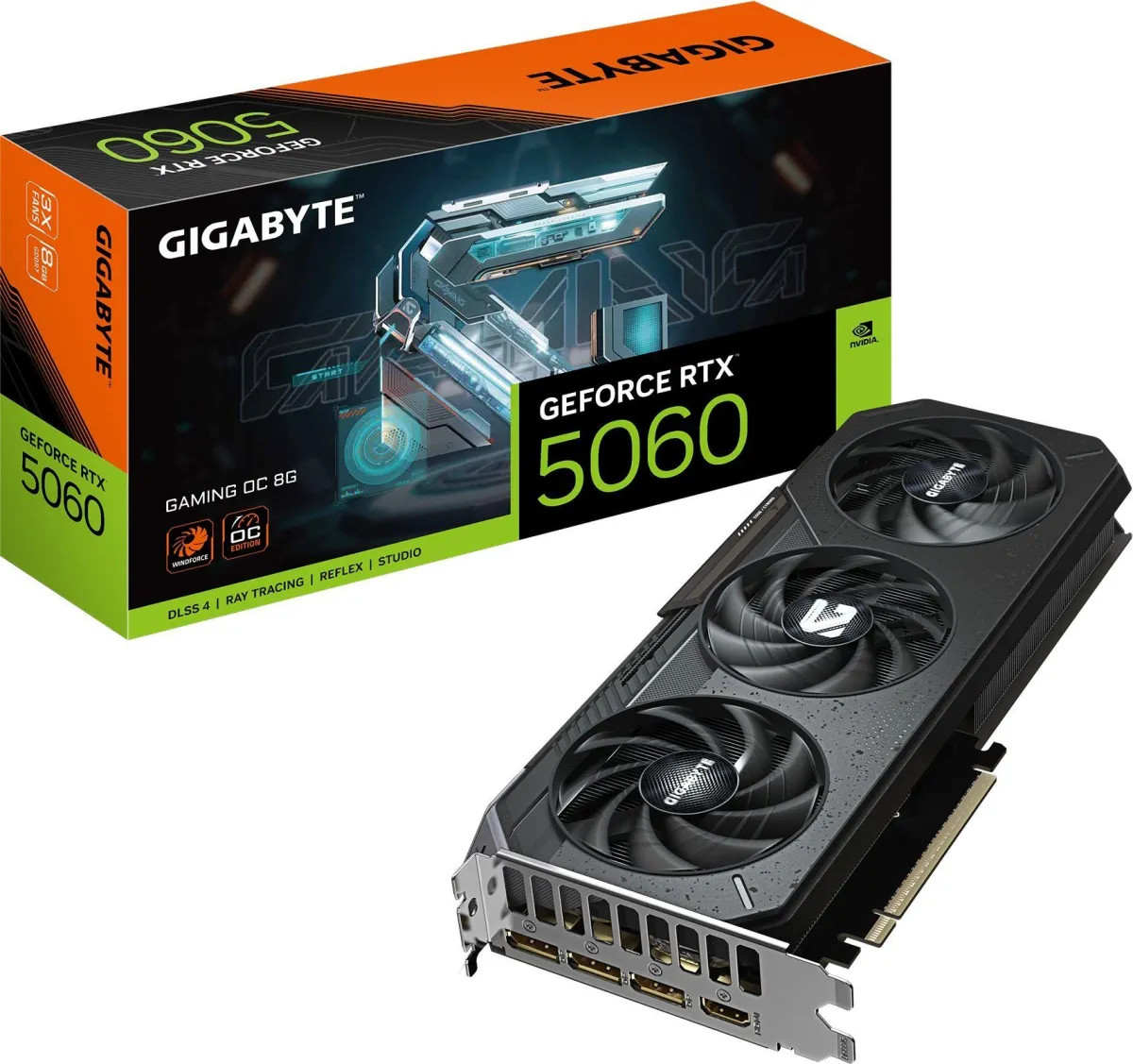 GIGABYTE nVidia GeForce RTX 5060 GAMING 8GB 128bit GV-N5060GAMING OC-8GD rev. 1.0 grafička karta