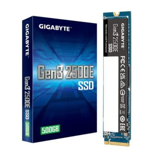 GIGABYTE SSD Gen3 2500E-500 GB-PCle 3.0x4 (NVMe)