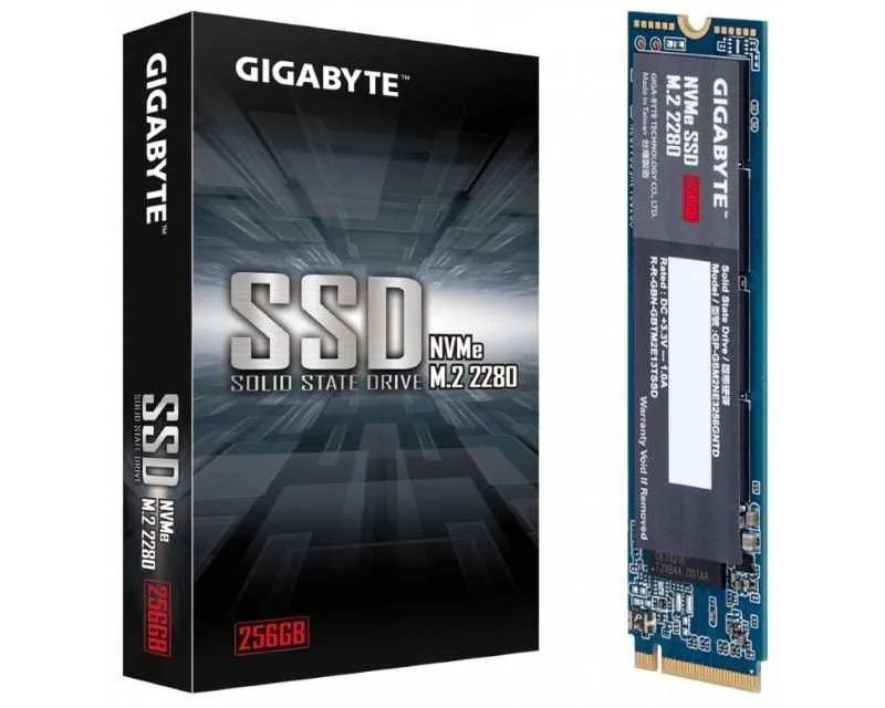 GIGABYTE SSD (GP-GSM2NE3256GNTD) 256GB/M.2/NVMe/crna
