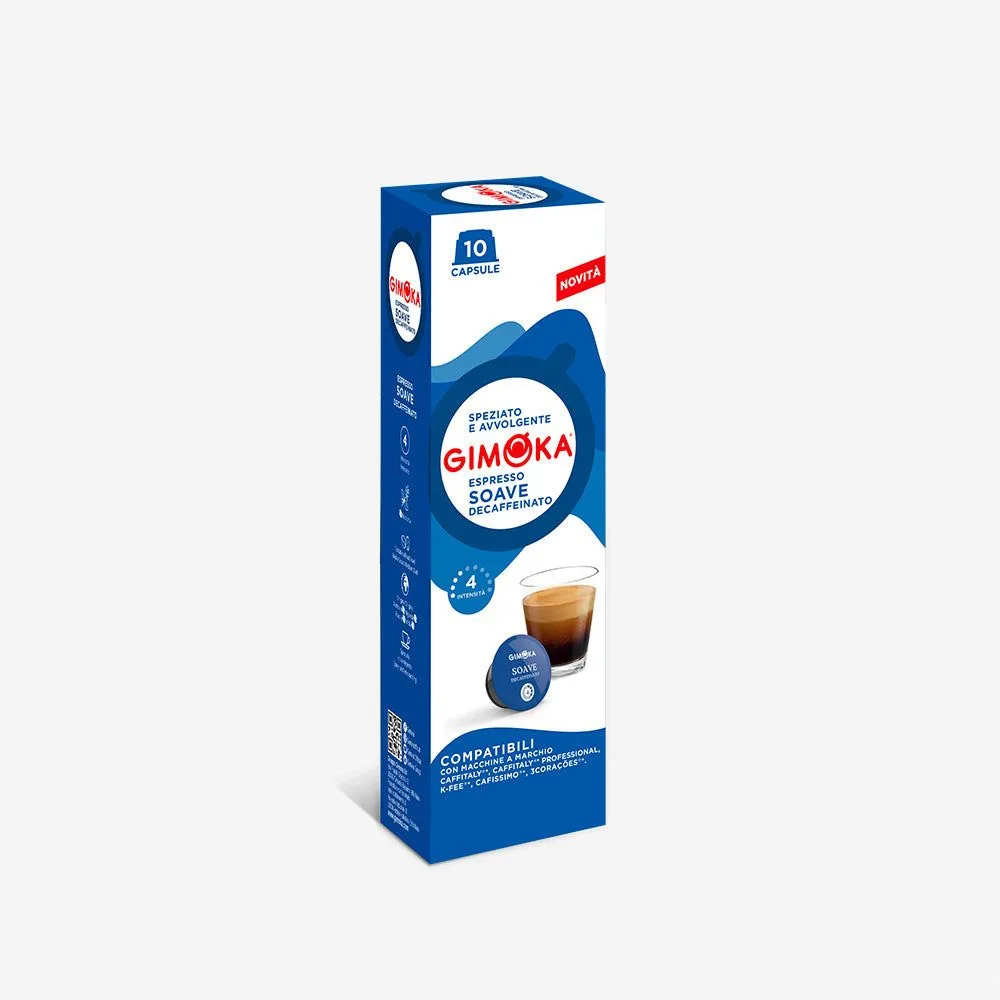 GIMOKA Kapsule za kafu CAFFITALY DEK SOAVE  10 kom
