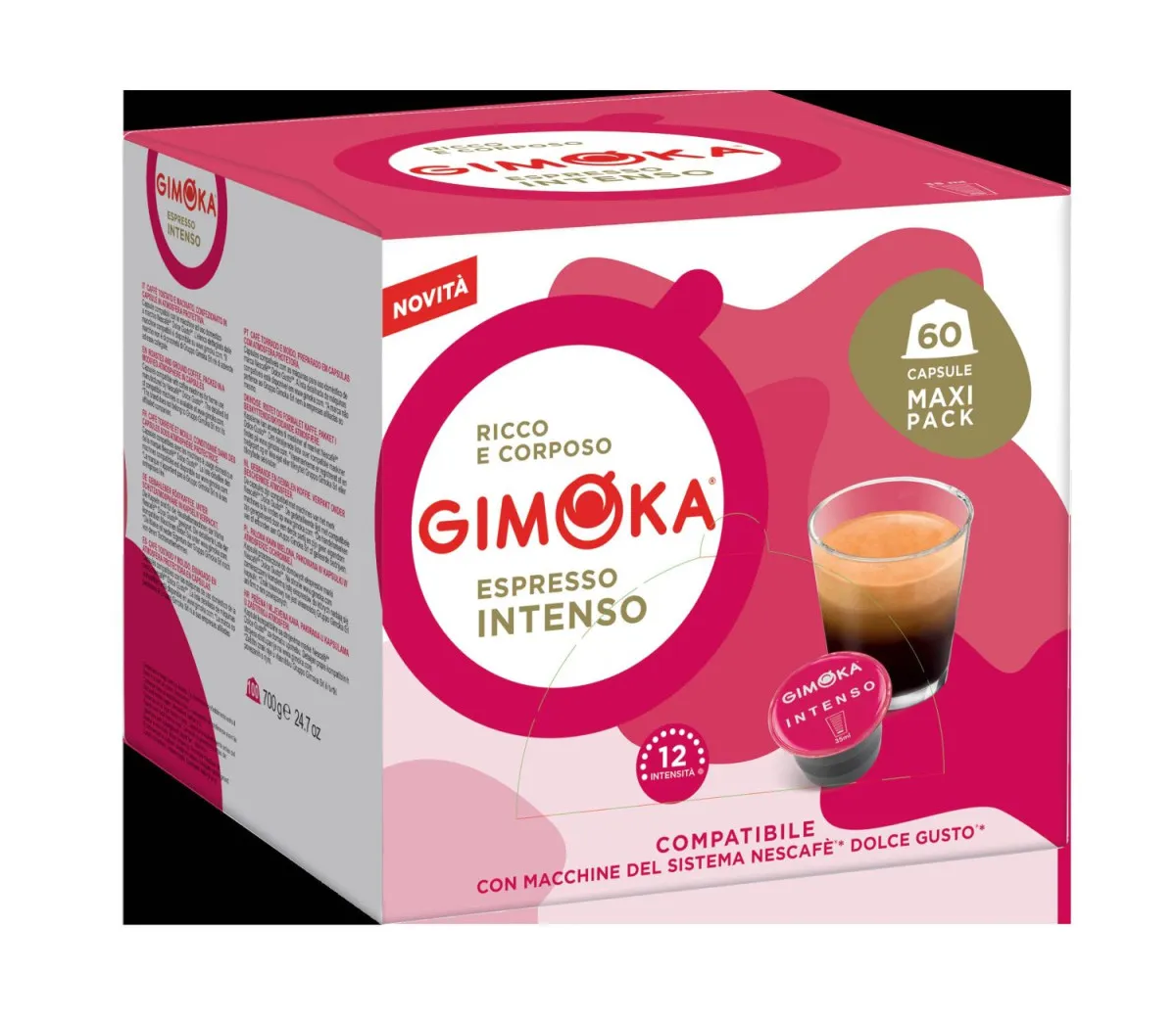 GIMOKA Kapsule za kafu DOLCE GUSTO ESPRESSO INTENSO X 60 kom