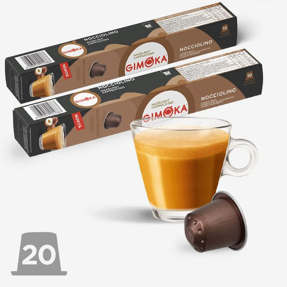 GIMOKA Kapsule za kafu NESPRESSO IN ALLUMINIO NOCCIOLINOAL/T 10 kom