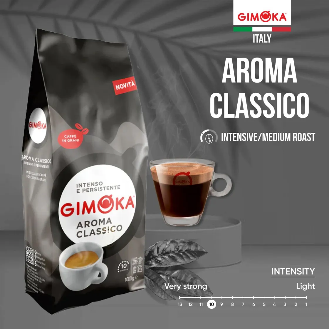 GIMOKA Pržena kafa u zrnu Aroma Classico 1000G