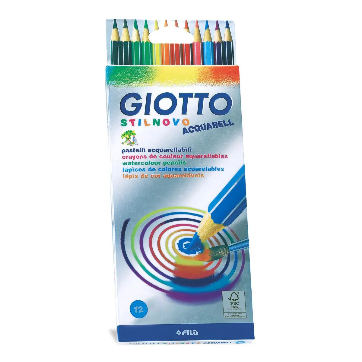 GIOTTO Drvene boje 12/1  stilnovo aquarell 0255700