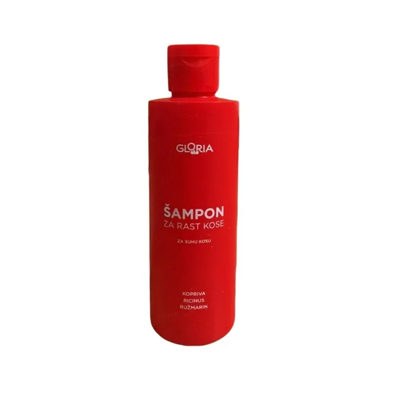 GLORIA Šampon za rast kose/ za suvu kosu/ 200 ml