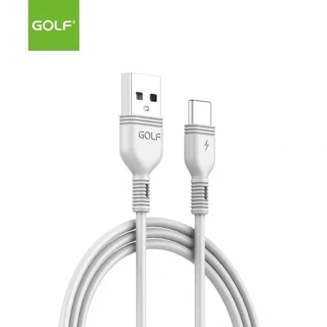 GOLF Kabl GC-75T, 2A, USB-A M - USB-C M, 1m