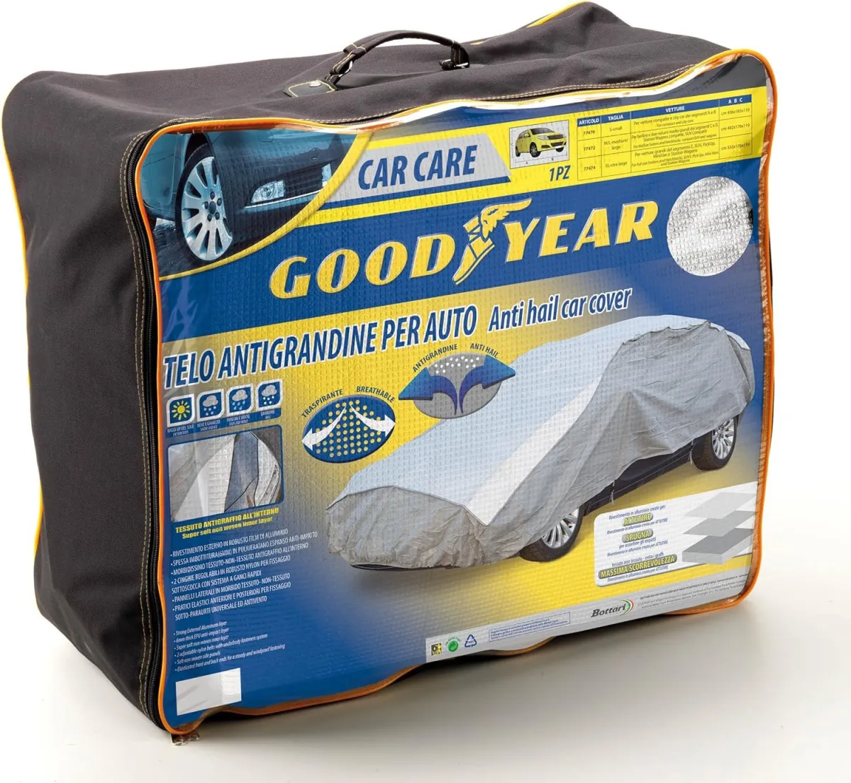 GOODYEAR Protivgradna cerada za auto 406 x 165 cm