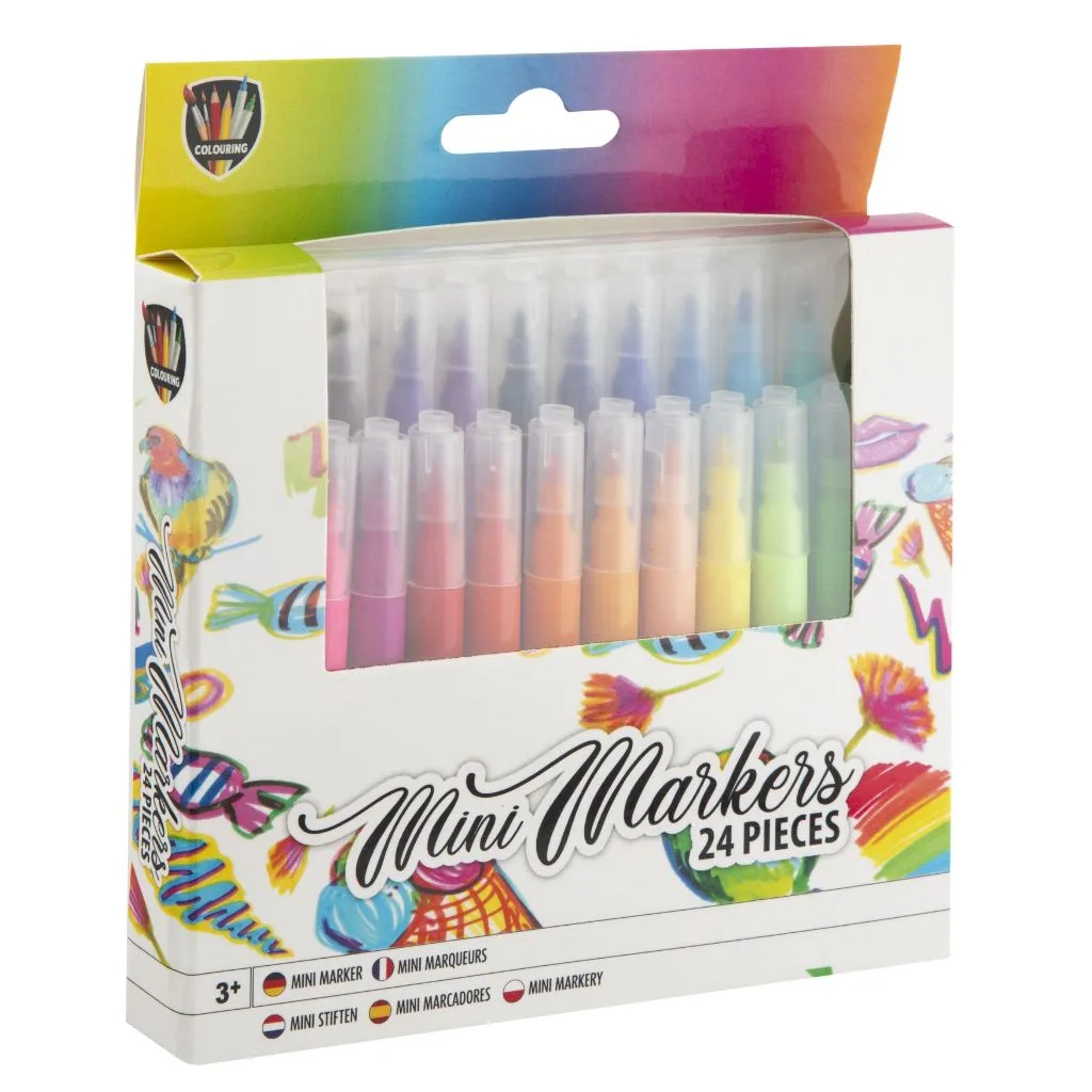 GRAFIX Mini Flomasteri 24 kom