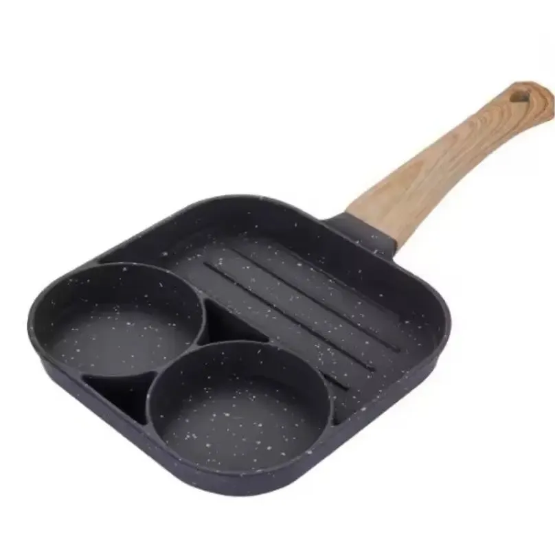 Grill tiganj sa 3 odeljka/ ECO friendly