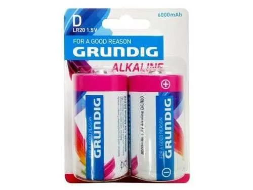 GRUNDIG Alkalne baterije D LR20 1.5V (1kom.)