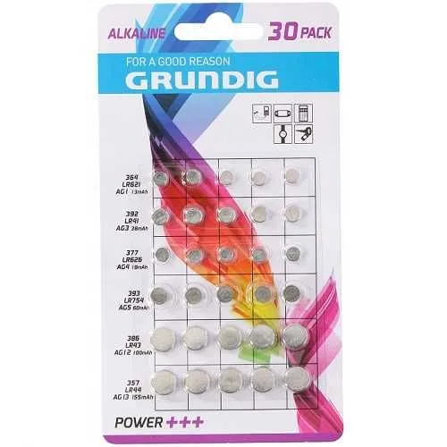 GRUNDIG Baterije AG1/3/4/5/12/13 (1/30)