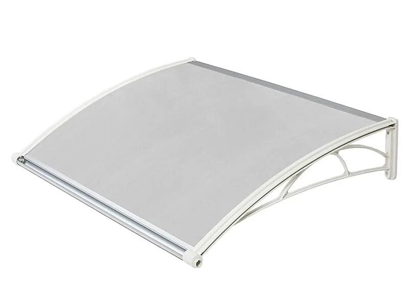 GUTTA Nadstrešnica Za Vrata 82x150cm Bela Baza Ploča Providna 6mm