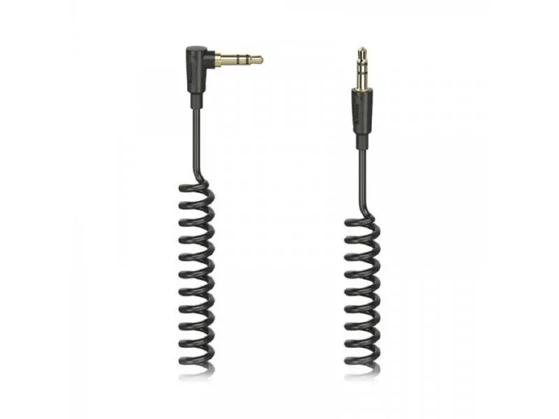 HAMA Kabl Flexi-Slim Spiralni, 3.5-3.5mm, 90°, 0.75m
