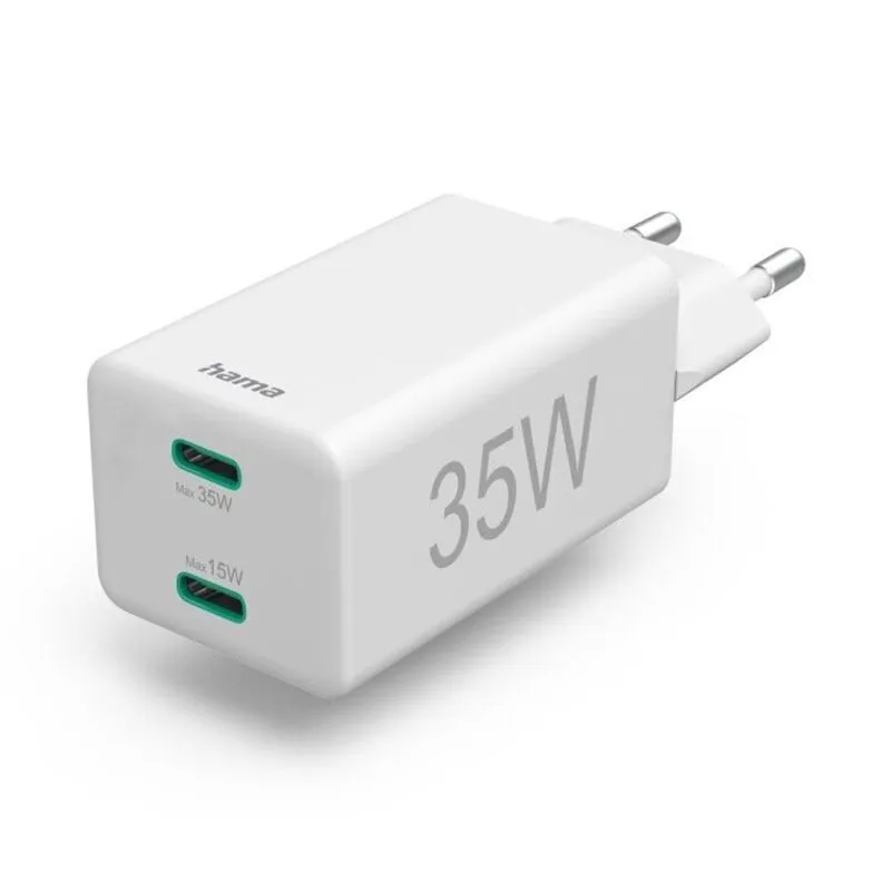 HAMA Kućni punjač 35W bez kabla/ bela