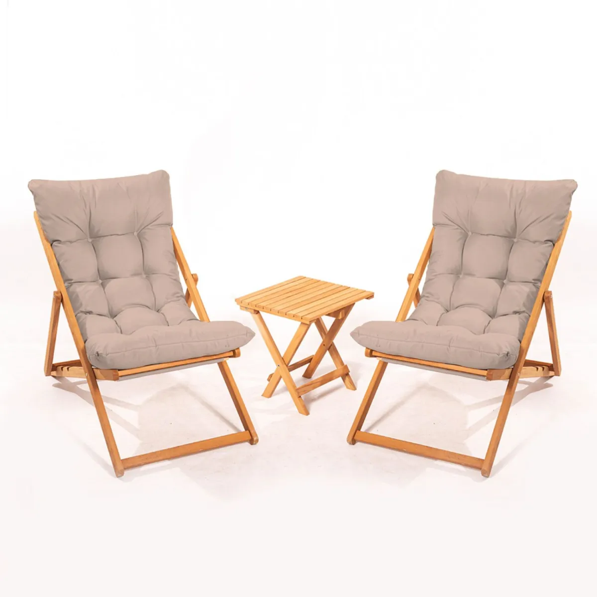 HANAH HOME Baštenski set sto i stolice My005, braon