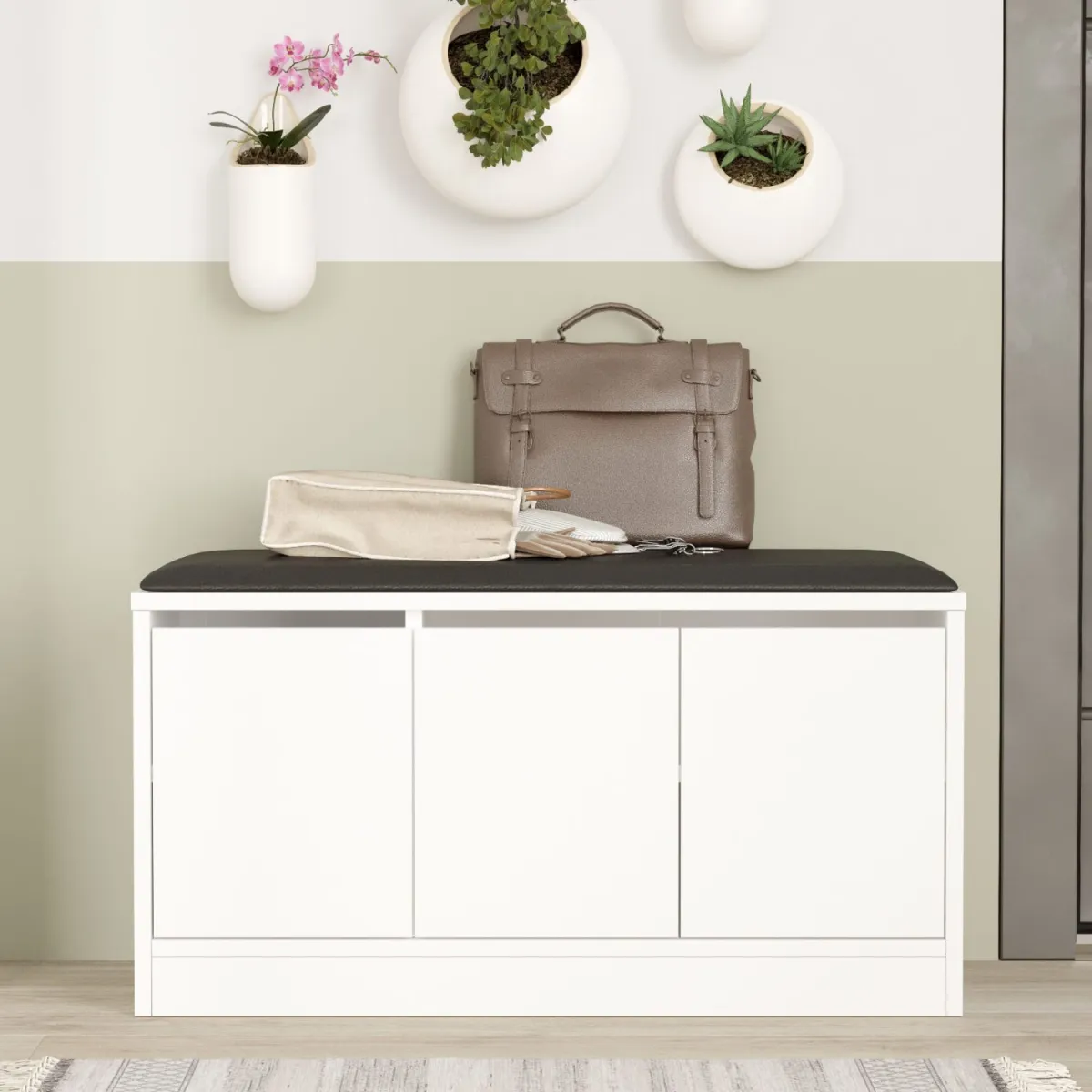 HANAH HOME Cipelarnik MR2 - W, bela