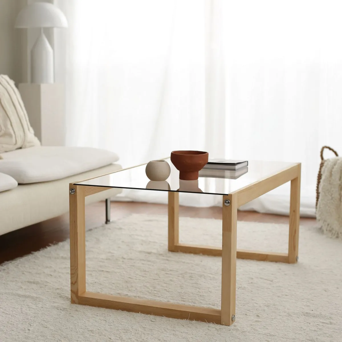 HANAH HOME Klub sto Via, krem