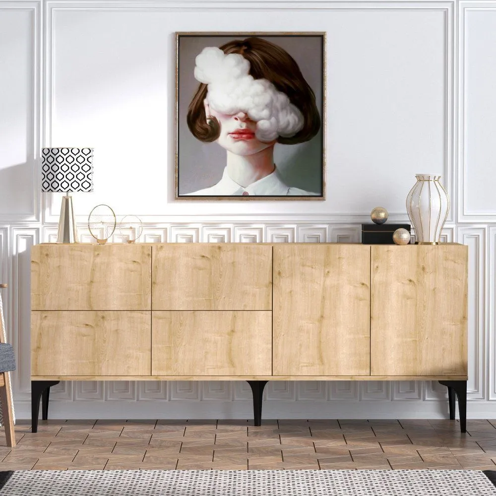 HANAH HOME Komoda Laika Sapphire Oak