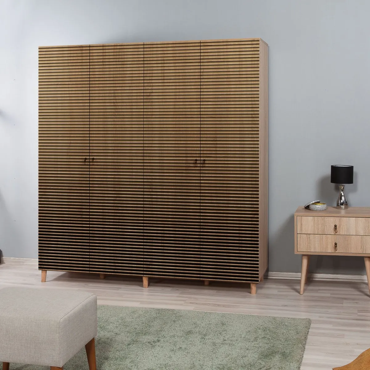 HANAH HOME Ormar Imaj 220, braon
