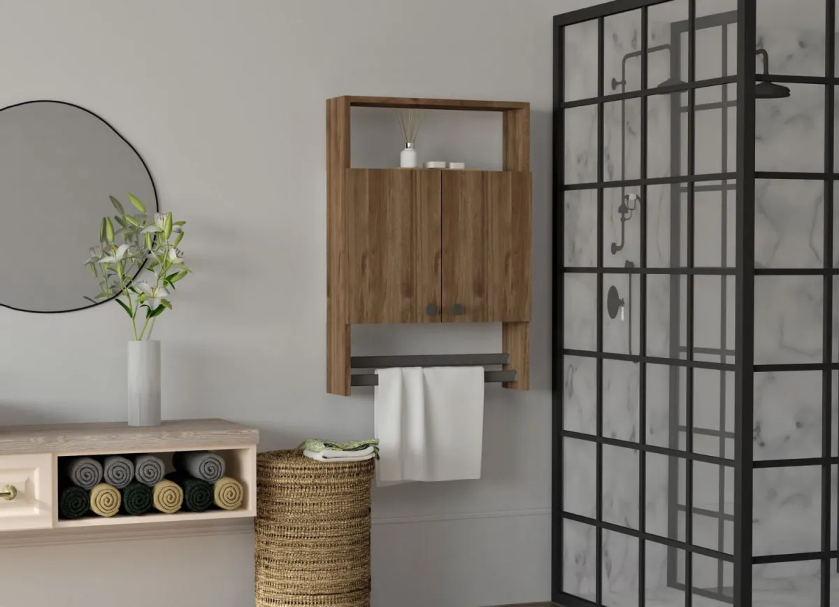 HANAH HOME Ormar za kupatilo Ela, braon