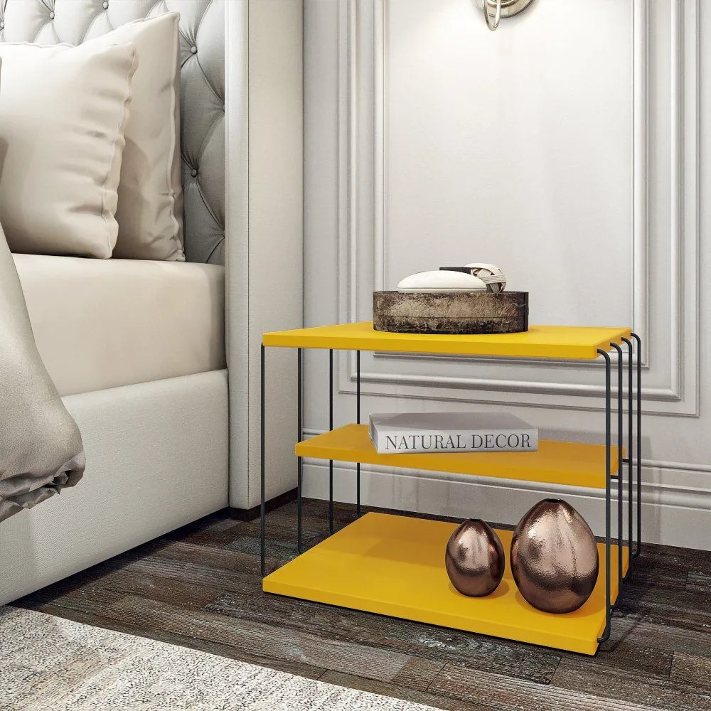 HANAH HOME Pomoćni stočić Lifon Yellow